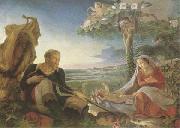 Philipp Otto Runge Rest on the Flight into Egypt (mk09) oil painting artist